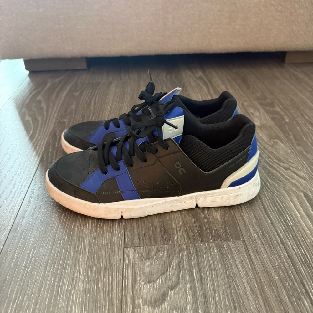 On Running Roger Clubhouse Black/Blue Sneakers Size:10